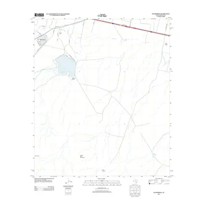 2012 Map of Balmorhea, 2012 Print