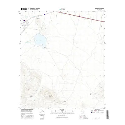 2016 Map of Balmorhea, 2016 Print