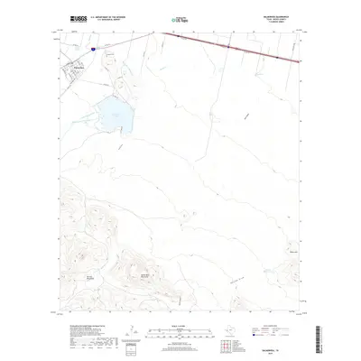 2019 Map of Balmorhea, 2019 Print