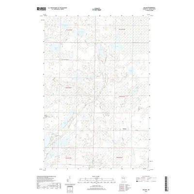 2019 Map of Balsam, 2019 Print