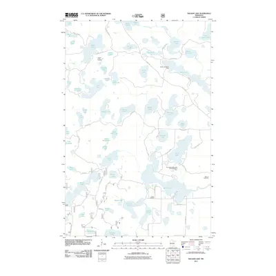 2011 Map of Balsam Lake, 2011 Print