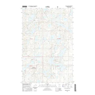 2016 Map of Balsam Lake, 2016 Print