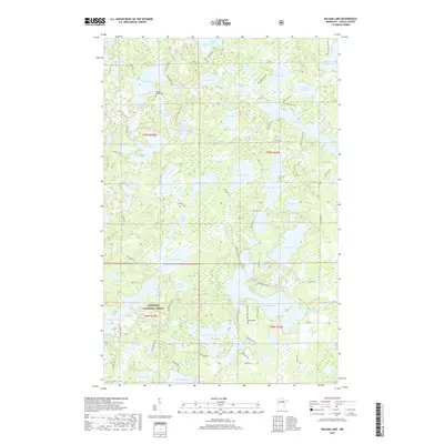 2019 Map of Balsam Lake, 2019 Print