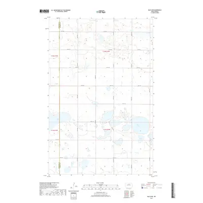 2017 Map of Balta NW, 2017 Print
