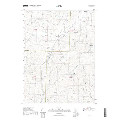 2019 Map of Baltic, 2019 Print