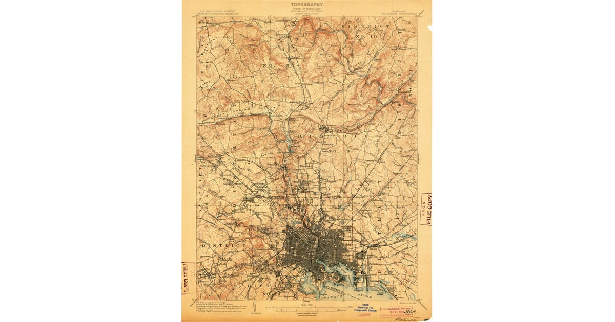 1900 1909 Maps of Brewers Hill - Baltimore Baltimore County Md Usgs Topo 1904 Og 1200x630