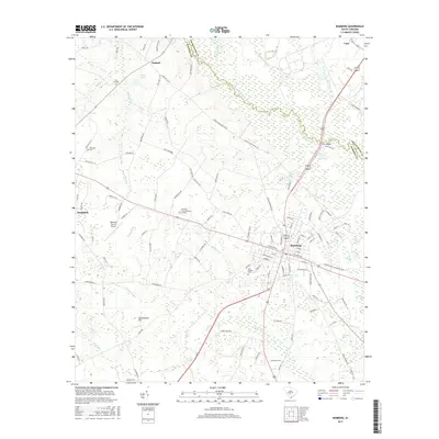2017 Map of Bamberg, 2017 Print