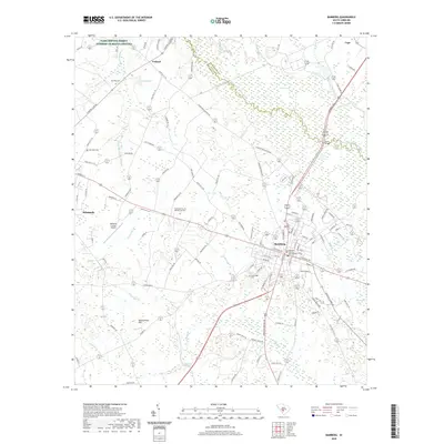 2020 Map of Bamberg, 2020 Print