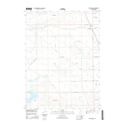 2015 Map of Bamforth Lake, 2015 Print