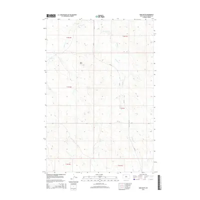 2015 Map of Bams Butte, 2015 Print