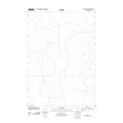 2012 Map of Bams Butte NW, 2012 Print