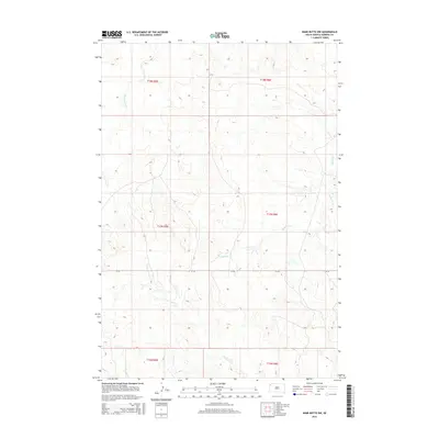 2015 Map of Bams Butte NW, 2015 Print