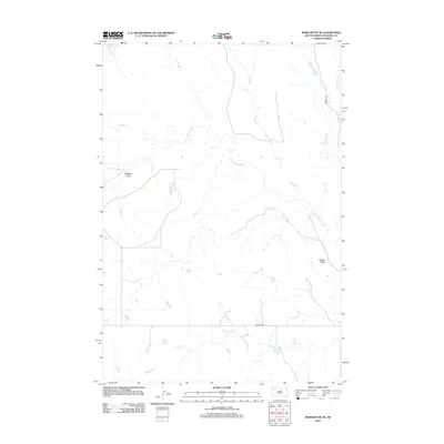 2012 Map of Bams Butte SE, 2012 Print
