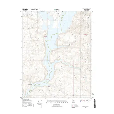 2017 Map of Bancos Mesa NW, 2017 Print