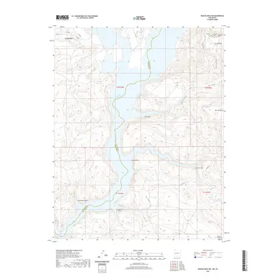 2020 Map of Bancos Mesa NW, 2020 Print