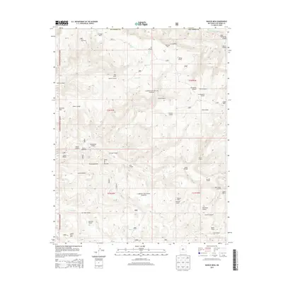 2013 Map of Bancos Mesa, 2013 Print
