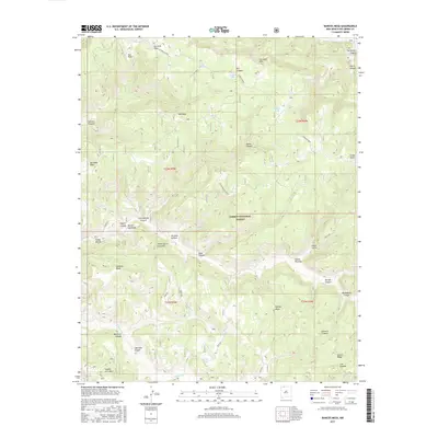 2017 Map of Bancos Mesa, 2017 Print