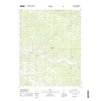 2020 Map of Bancos Mesa, 2020 Print