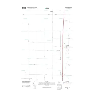 2013 Map of Bancroft, 2013 Print