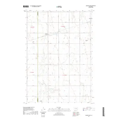 2017 Map of Bancroft West, 2017 Print