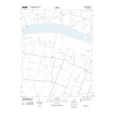 2010 Map of Bandana, 2010 Print