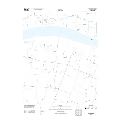 2013 Map of Bandana, 2013 Print
