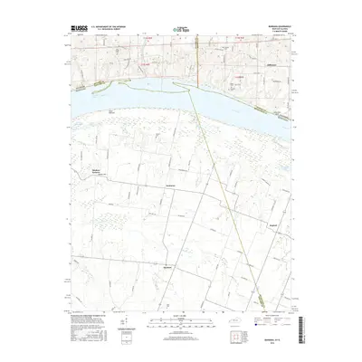2016 Map of Bandana, 2016 Print