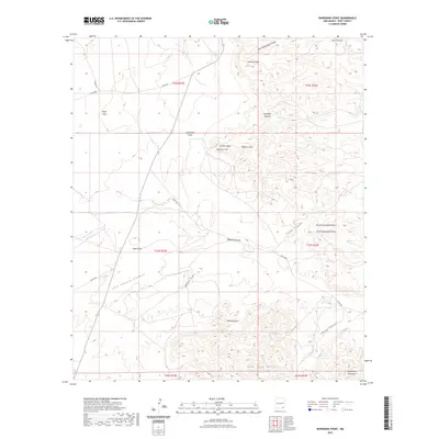 2023 Map of Bandanna Point, 2023 Print