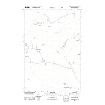 2011 Map of Bandbox Mountain, 2011 Print