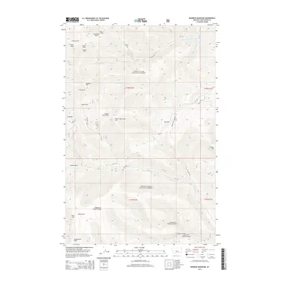 2014 Map of Bandbox Mountain, 2014 Print