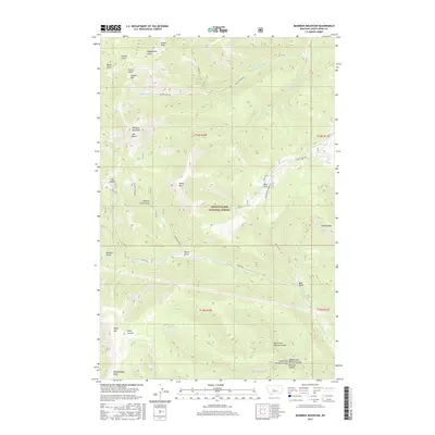 2017 Map of Bandbox Mountain, 2017 Print