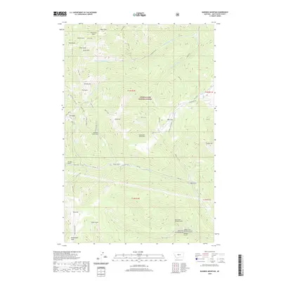 2020 Map of Bandbox Mountain, 2020 Print