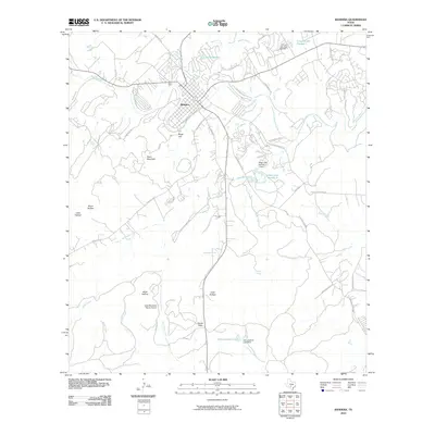 2010 Map of Bandera, 2010 Print