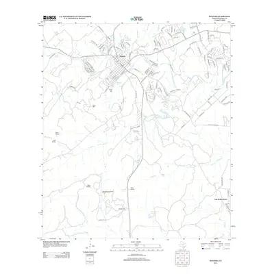 2013 Map of Bandera, 2013 Print