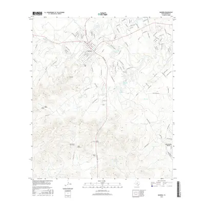 2016 Map of Bandera, 2016 Print