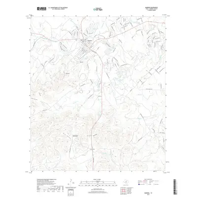 2019 Map of Bandera, 2019 Print