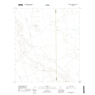 2019 Map of Bandera Mesa North, 2019 Print