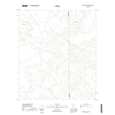 2019 Map of Bandera Mesa South, 2019 Print