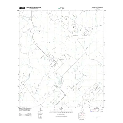 2013 Map of Bandera Pass, 2013 Print