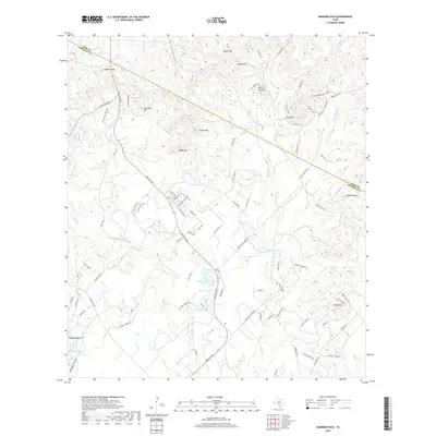 2019 Map of Bandera Pass, 2019 Print