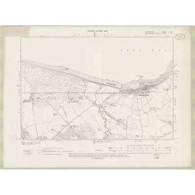 1903 Map of Banffshire Sheet I.SE, 1905 Print