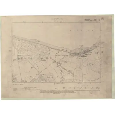 1903 Map of Banffshire Sheet I.SE, 1905 Print