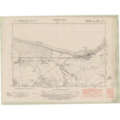 1938 Map of Banffshire Sheet I.SE, 1950 Print