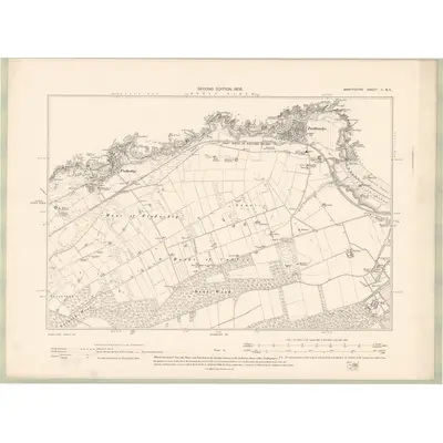 1902 Map of Banffshire Sheet II.NE, 1905 Print