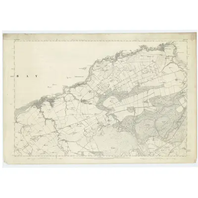 1867 Map of Banffshire, Sheet II, 1870 Print