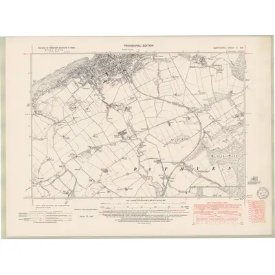 1938 Map of Banffshire Sheet II.SW, 1949 Print