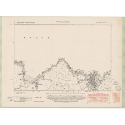 1938 Map of Banffshire Sheet III.NE, 1950 Print