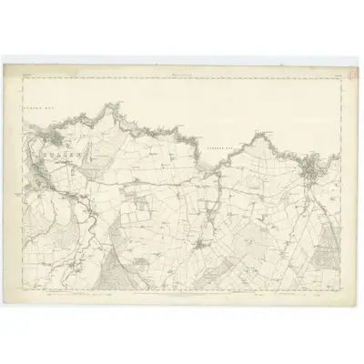 1866 Map of Banffshire, Sheet III, 1871 Print
