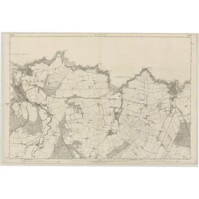 1866 Map of Banffshire, Sheet III, 1871 Print
