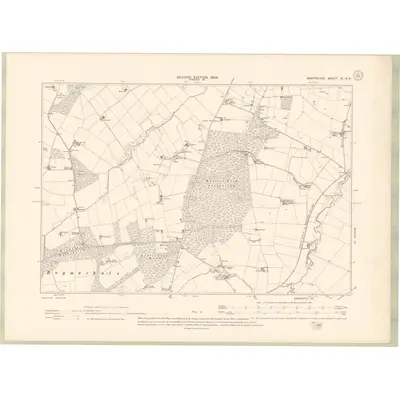 1902 Map of Banffshire Sheet IX.NE, 1904 Print